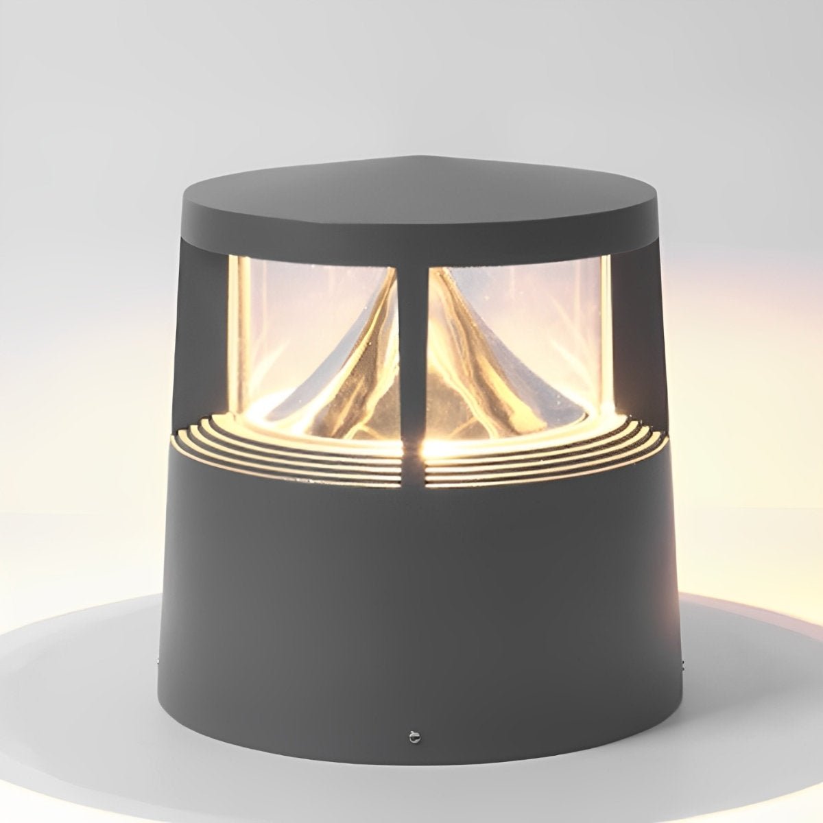 Modern Simple Outdoor Waterproof Pillar Lights Metal Aluminum  Post Lights