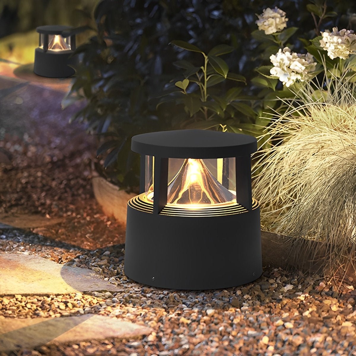 Modern Simple Outdoor Waterproof Pillar Lights Metal Aluminum  Post Lights