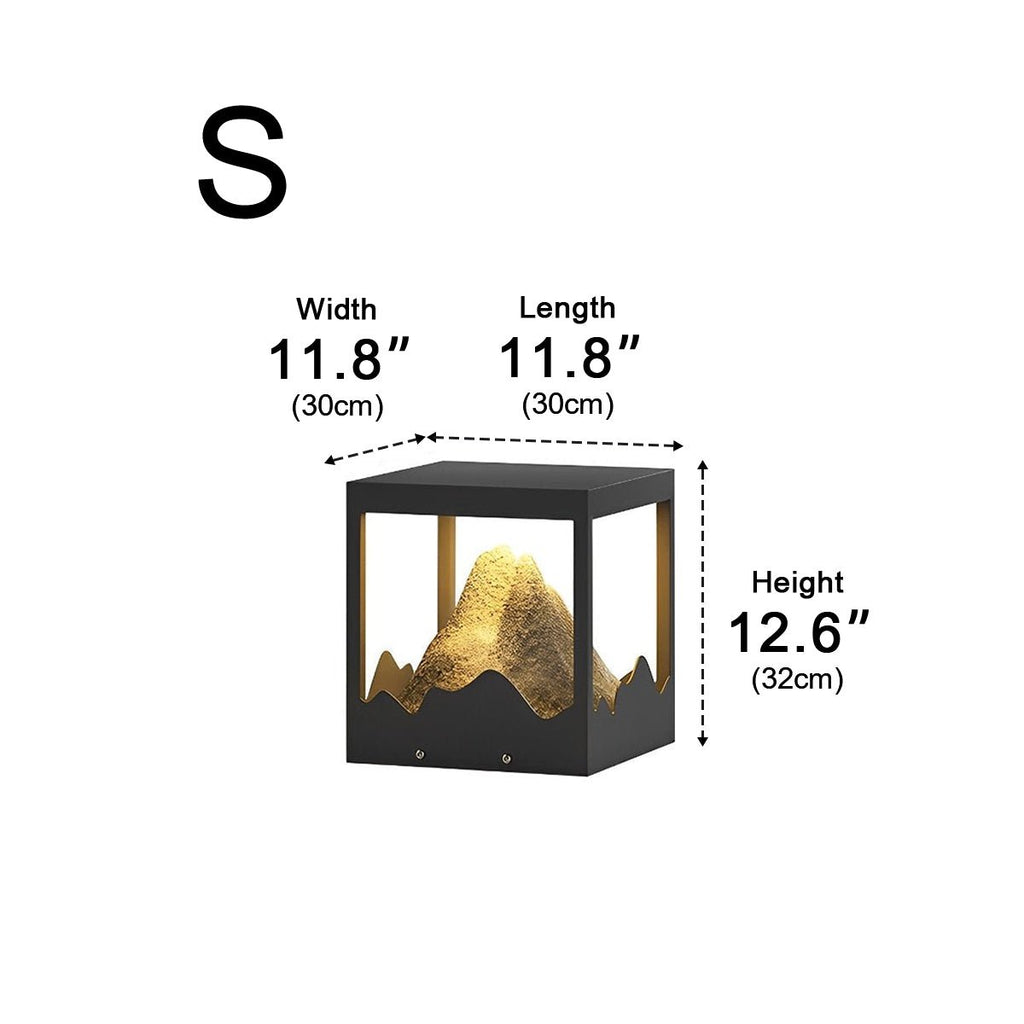 Waterproof Mountain Outdoor Post Cap Light Landscape Lighting